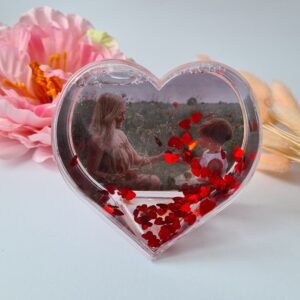 Ramka wodna SERCE czerwone serduszka