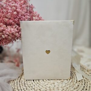 Album Luna welurowy 36/100/200/300 zdjęć serduszko Kieszeniowy