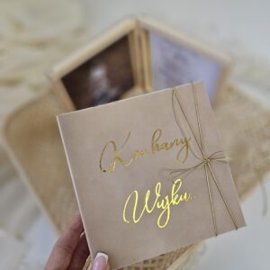 Pudełko drewniane Podziękowanie dla Chrzestnych / Dziadków