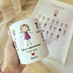 Kubek dzieci Prezent dla Nauczyciela Przedszkolanki