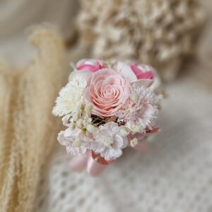 Flower Box Serce od Ręki kwiaty mydlane różowe mix 12 cm